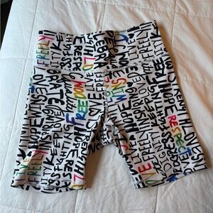 Athleta Multicolor Graphic Print Shorts